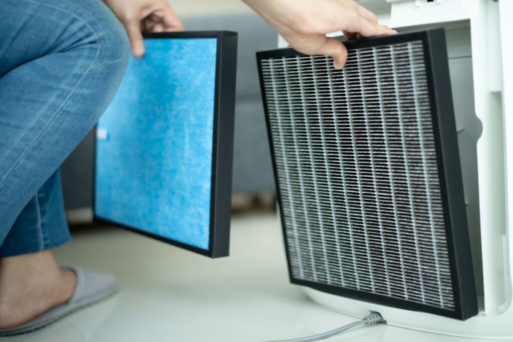 HEPA carbon air purifier filter