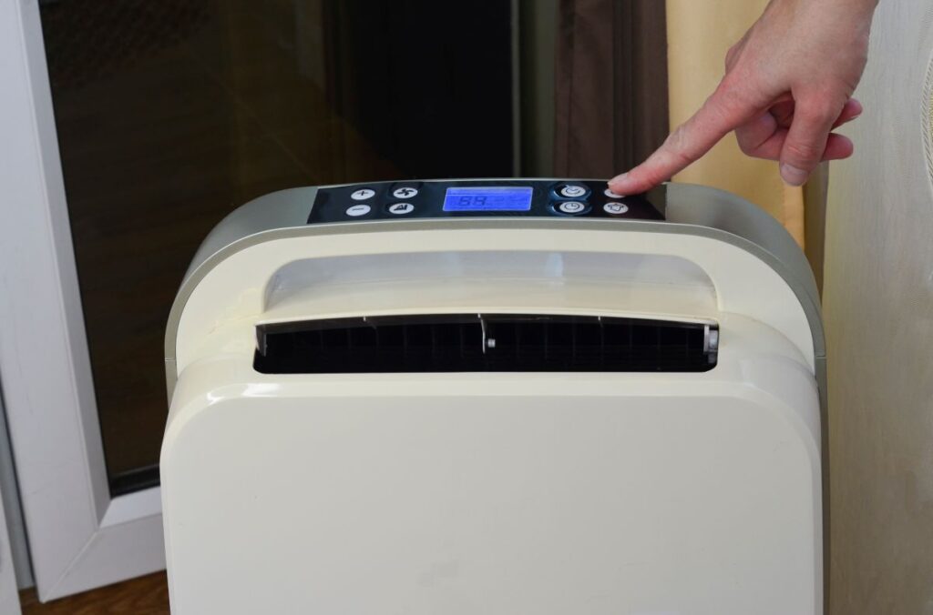 Modern technology house dehumidifier, control of temperature and indoor climate
